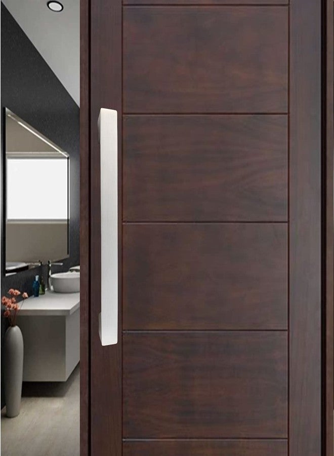 Atom 9.8 inches Steel Pull Handle | Silver Satin Finish | Door Handle | Office Cabinet Wardrobe Furniture Kitchen Drawer Push Bar, Phs05 - Image 1